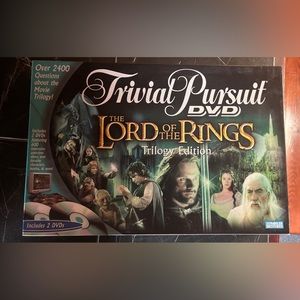 TRIVIA PURSUIT DVD “LORD OF THE RINGS” TRILOGY EDITION 2004 COMPLETE
